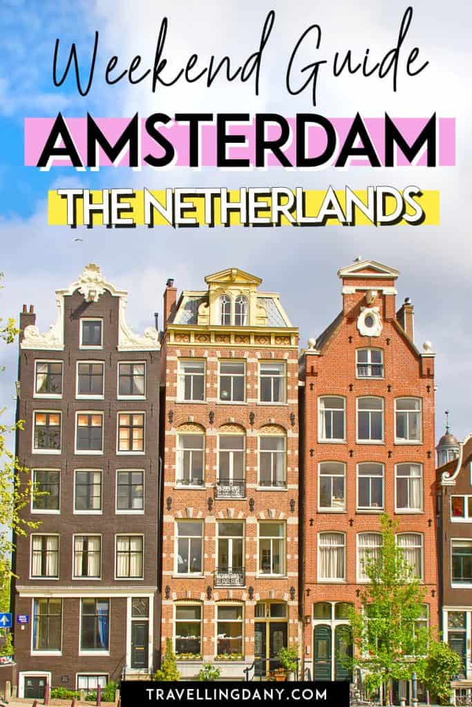 Stai organizzando un viaggio ad Amsterdam? Dai un'occhiata a questa guida per coppie e non solo! Troverai tanti consigli utili per trascorrere due giorni ad Amsterdam, con idee romantiche, le migliori mini-crociere sui canali, dove vedere i tulipani e i mulini a vento olandesi!