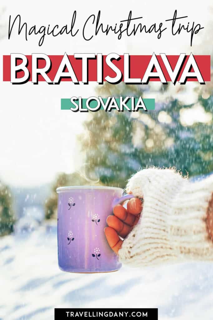 Are you planning to spend Christmas in Bratislava (Slovakia)? Check out this updated guide to the Bratislava Christmas Market! It includes all the info about Christmas in Slovakia, opening times, what to do in Bratislava in winter and useful tips to plan your visit!