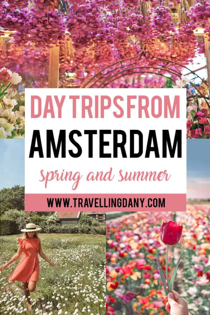 The best day trips from Amsterdam in spring! Visit the Netherlands in spring and plan your own itinerary by exploring by train! No need for an expensive tour: you can plan everything on your own!