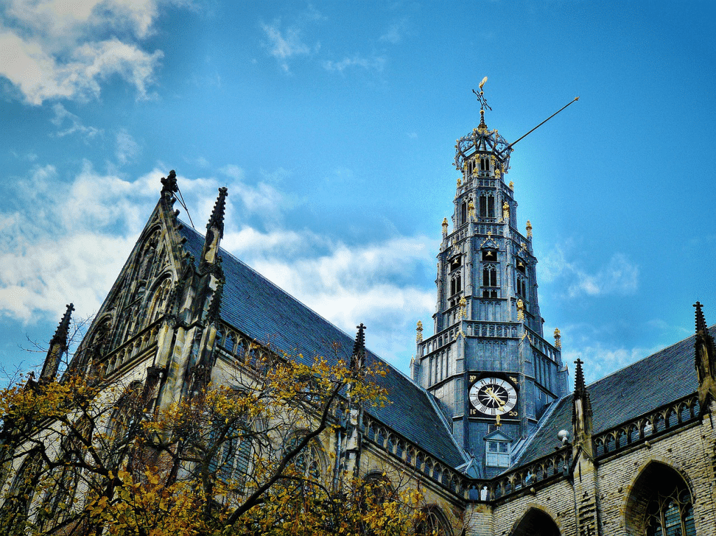 Haarlem main Church on a day trip from Amsterdam