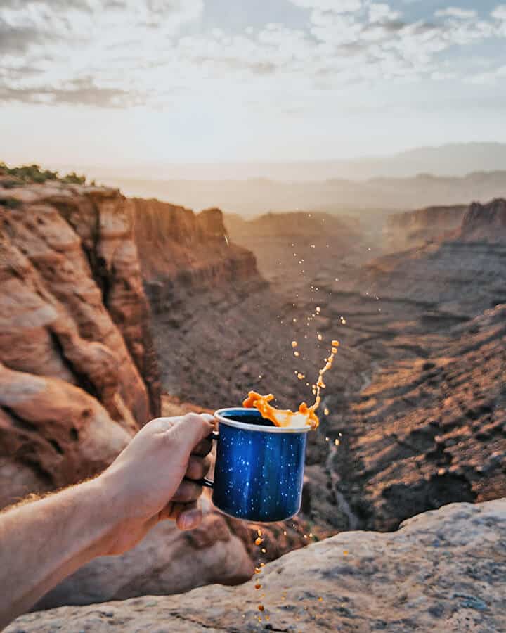 Grand Canyon Sunrise with Coffee