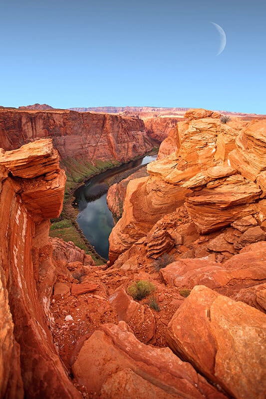 Colorado river in the Grand Canyon