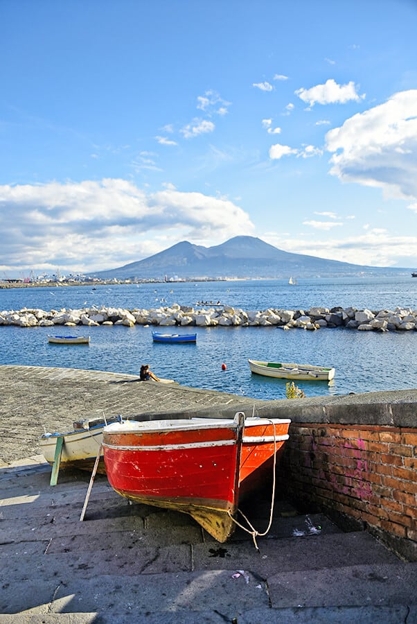 Naples gulf and Mount Vesuvius