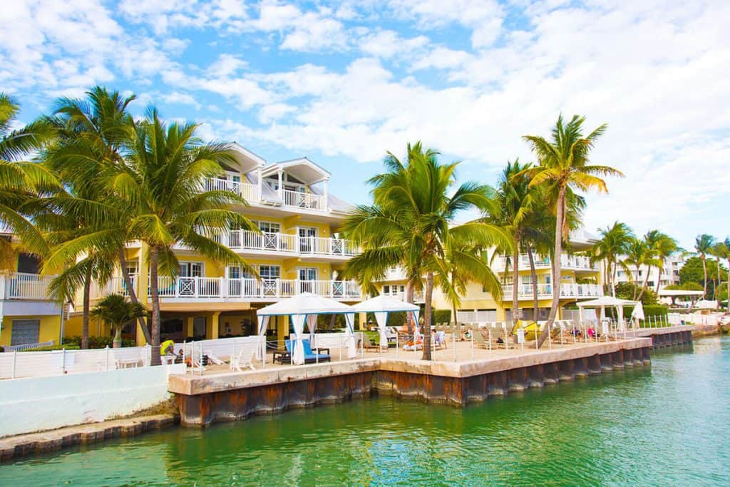 Coastal hotel on the road trip from Miami to Key West