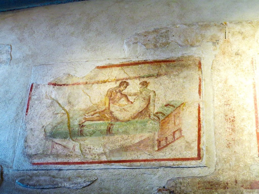 Pompei the city frozen in time erotic art