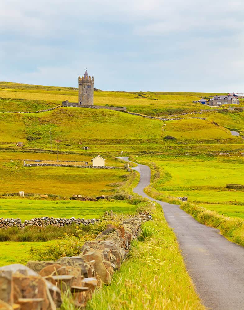 Irish countryside castle