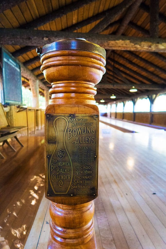 The oldest bowling alley at Great Camp Sagamore (NY)