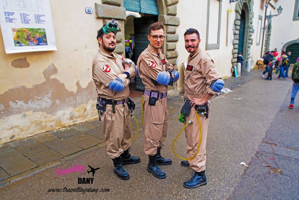 Ghostbusters cosplayers in Lucca (Italy)