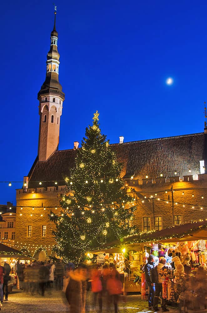 Christmas celebrations in Europe at Tallinn