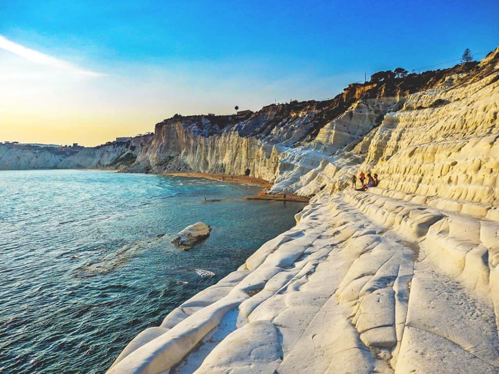 Best beaches in Sicily - Scala dei turchi Porto Empedocle