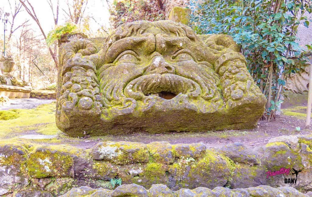 Landmarks in Italy the Bomarzo Monster Park Spooky statue