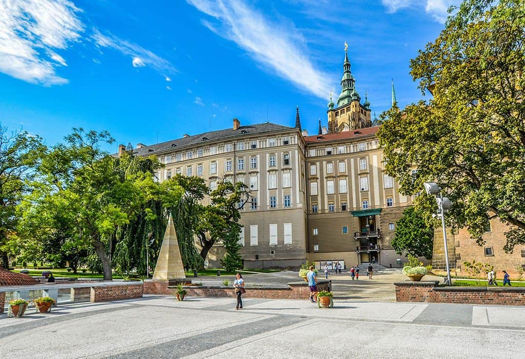 best places to stay in Prague - Prague Castle Gardens