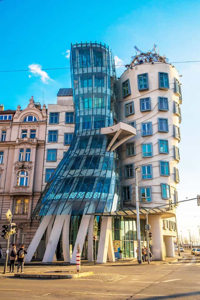 Prague Itinerary 2 days | Fred and Ginger - the famous Dancing House in Prague