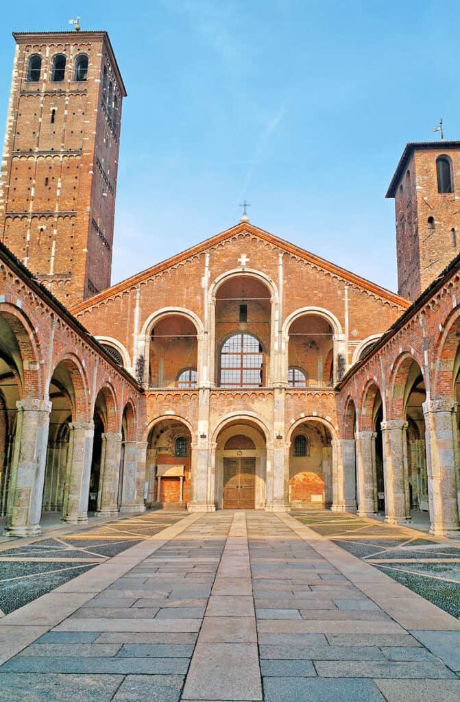 Visiting Basilica di Sant'Ambrogio in Milan
