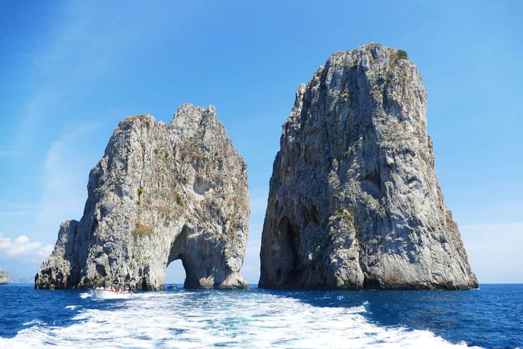 A day trip to Capri from Sorrento - Faraglioni in Capri