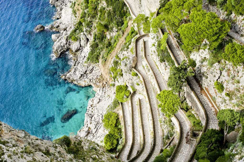 A day trip to Capri from Sorrento - Via Krupp in Capri