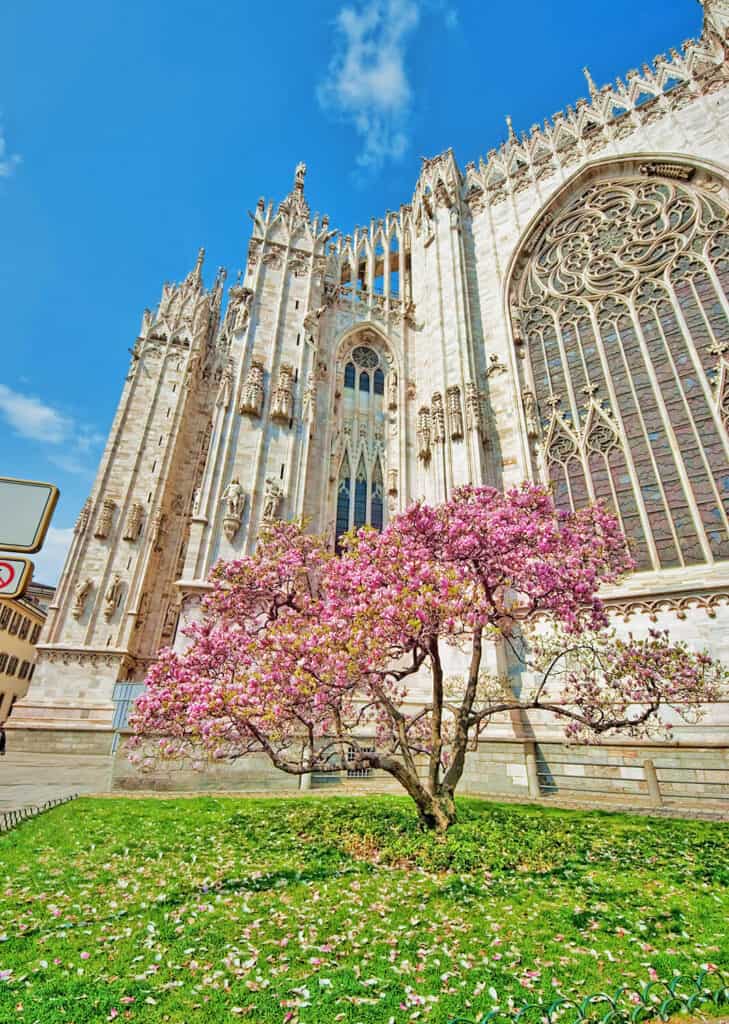 Duomo di Milano in primavera