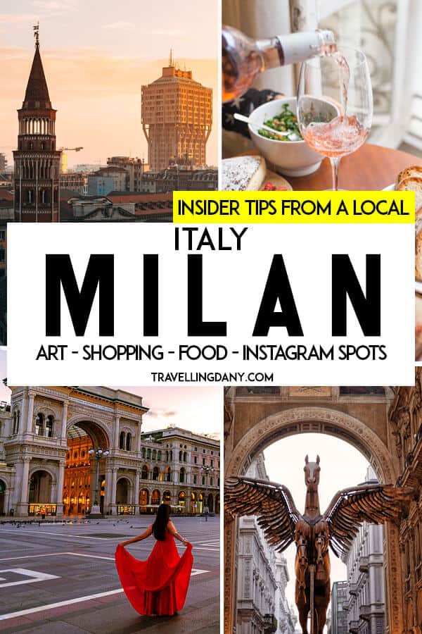 The very best activities in Milan (Italy) with useful tips from a local! Instagrammable spots, art galore, museums, amazing architecture, the fashion districts and the futuristic new areas of this incredible Italian city. This one day itinerary for Milan can be split on two days (or even three!) if you choose to shop your way into the new City Life area or if you are planning to spend more time chasing that Insta-perfect shot! | #Milan #Italy #Itinerary #Instagram #Art