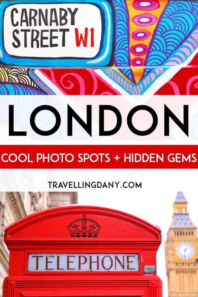 30 London photography ideas for your next trip! Visit the most beautiful places in London and take instagram perfect pictures! It includes a useful London map! | #london #europe