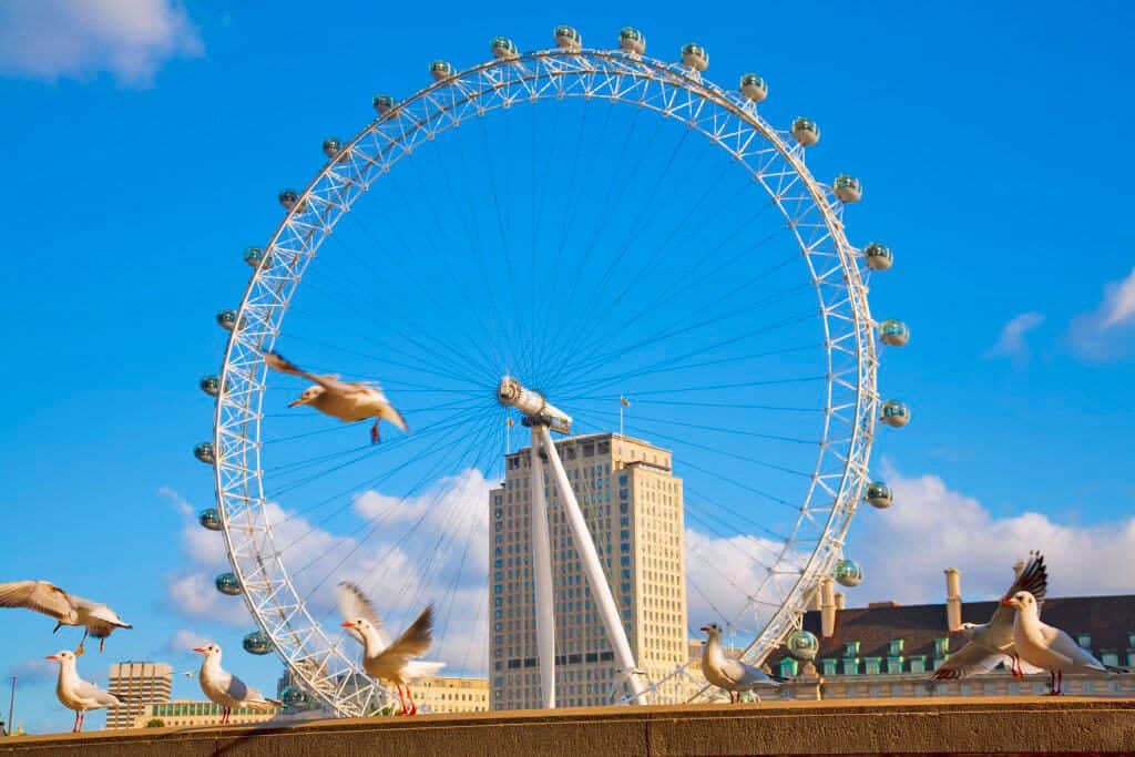 The Coca Cola London Eye is one of the photography locations London is famous for