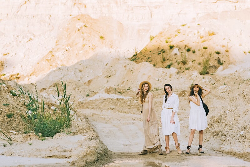 Photoshoot in the desert