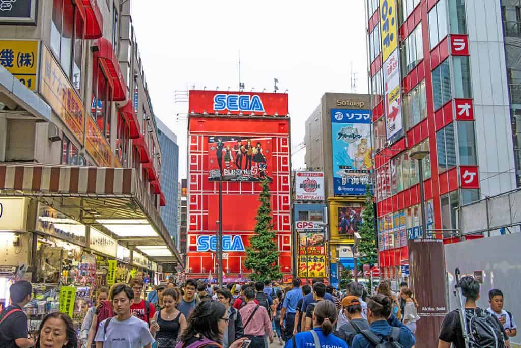 Sega building in Akihabara, Tokyo