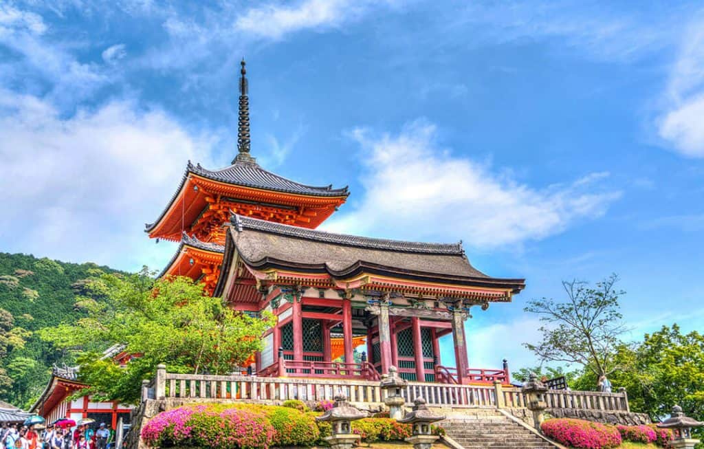 View of Senso-ji temple in Asakusa, Tokyo