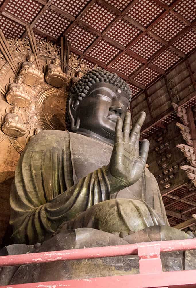 3 day Kyoto itinerary | The big Buddha at Todaiji temple