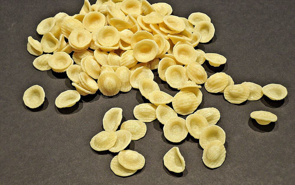 Fresh Italian orecchiette pasta
