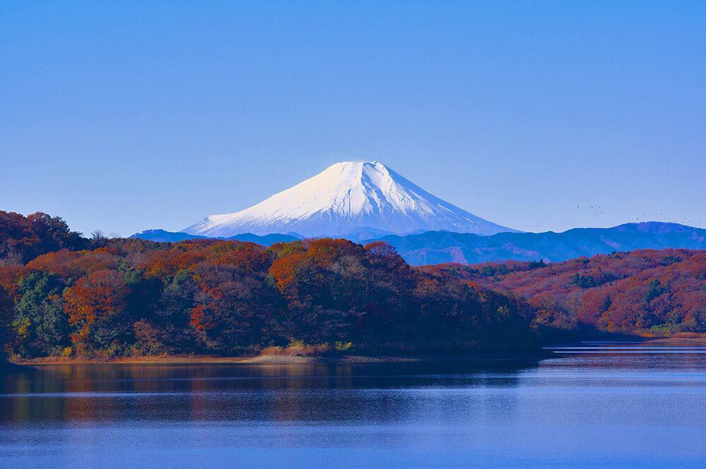 Viaggio in Giappone - Panoramica sul Monte Fuji in Giappone in autunno