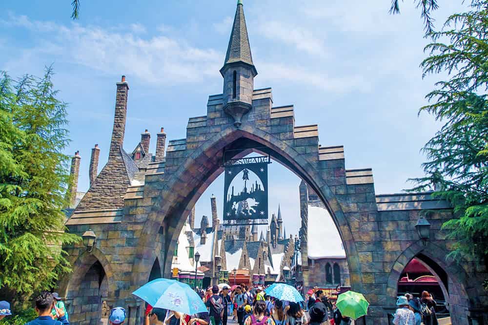 14 days Japan itinerary - Hogsmeade entrance at the Wizarding World of Harry Potter, Universal Studios Japan