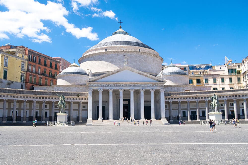 Best things to do in Naples Italy | San Francesco da Paola Church in Piazza del Plebiscito