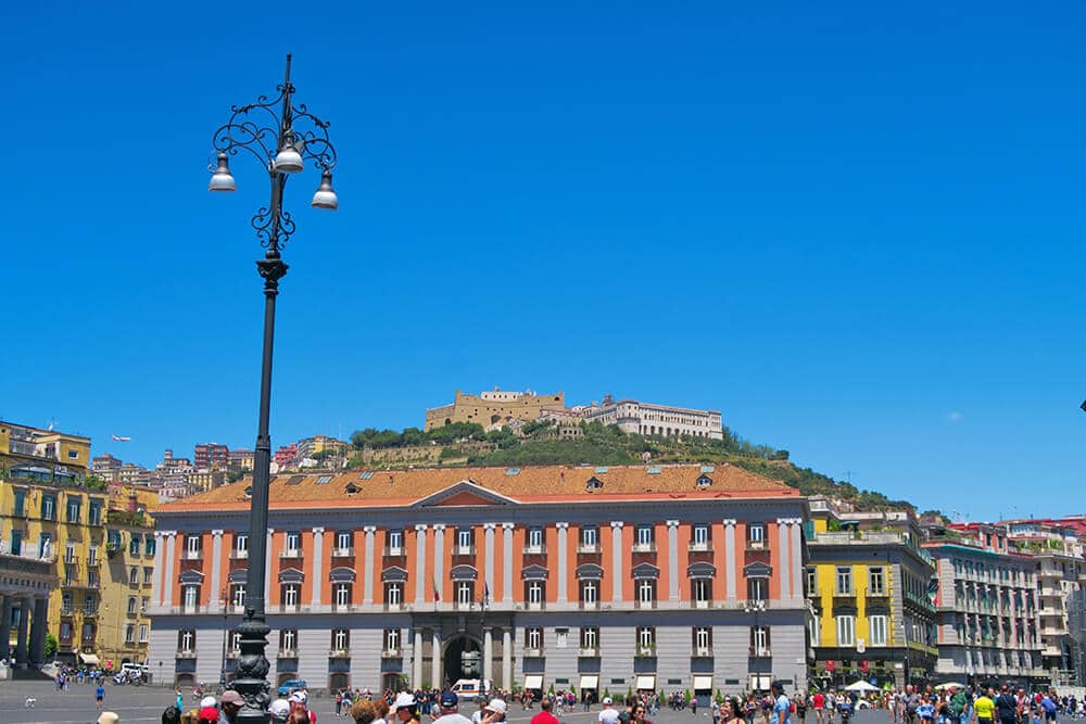 Best things to do in Naples Italy | San Martino seen from Piazza del Plebiscito in Naples