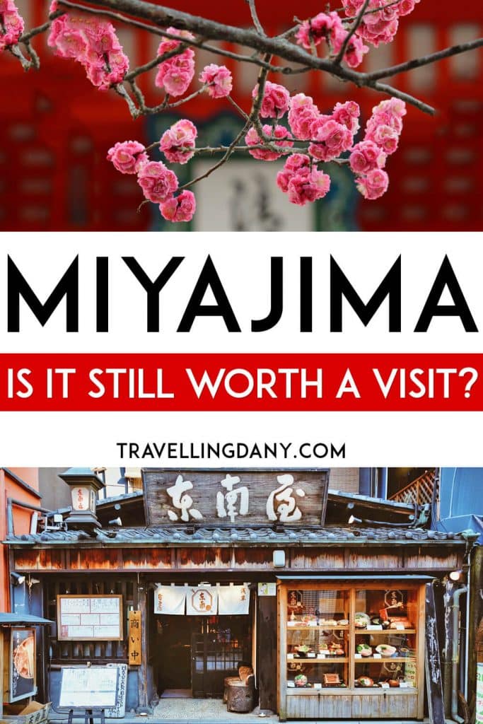 Miyajima is a must see in Japan! Even if the red torii gate is under mainteinance it's still worth a visit. Explore the Miyajima island temples, or hop on the Miyajima ropeway for a thrilling experience! And don't forget to take pictures of the Miyajima island deer! | #Japan #Japanese