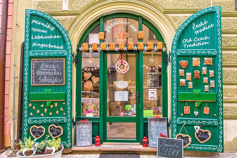 Entrance to The Gingerbread man's dream in Prague