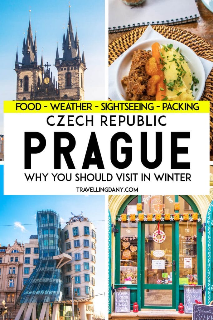 All the best reasons why you should visit Prague in Winter! The amazing Christmas markets during the holidays, the best things to do in Prague when it rains, delicious dishes from the Czech cuisine you can eat to warm you up when it snows, and so much more! We'll explore Charles Bridge, learn the best instagrammable spots in Prague, visit Prague Castle and of course the Astronomical Clock! | #prague #czechrepublic