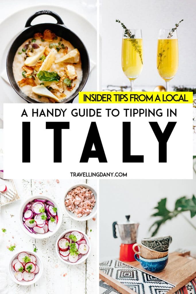 Useful guide to tipping in Italy from a local! It includes useful sentences in Italian that will be handy during your trip to Italy, the gem of Europe. Let’s discover how much to tip in Italy and all the most important tipping guidelines you should know about. | #italytravel #traveltips