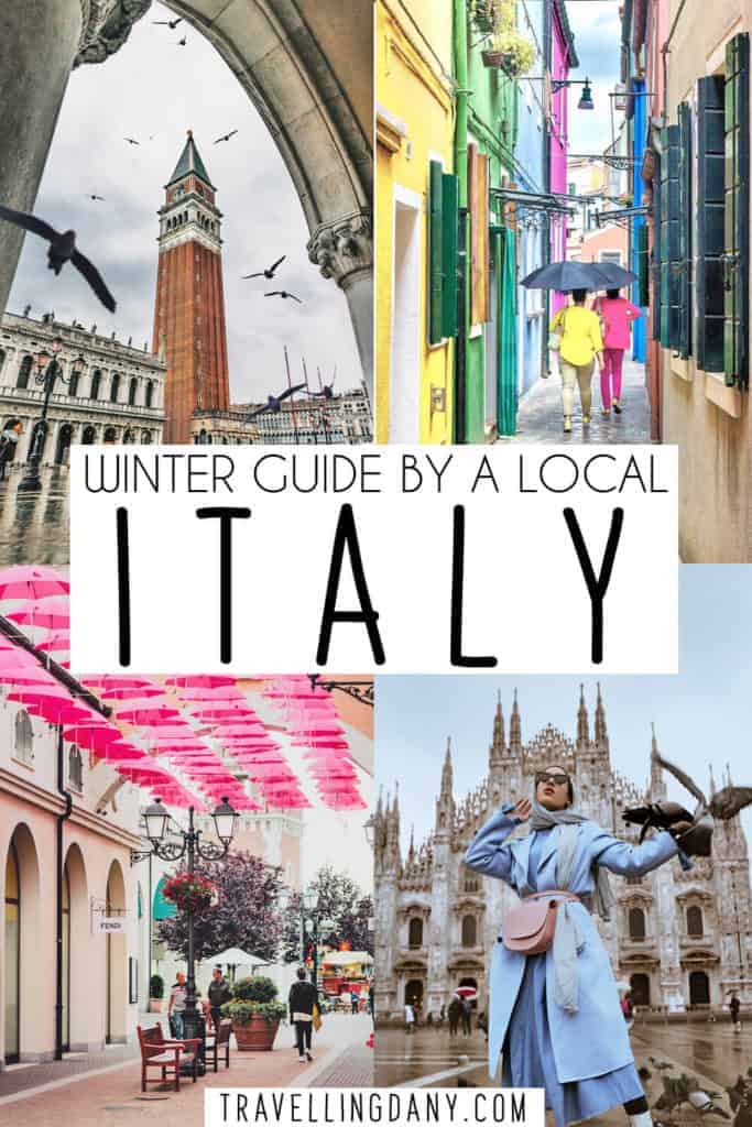 Plan the perfect trip to Italy in winter with updated tips from a local! Explore some of the best winter destinations in Europe: art, great food, lots of shopping and fun! With tips on weather, what to wear, what to eat and Italian saldi. | #winter #italy #travel
