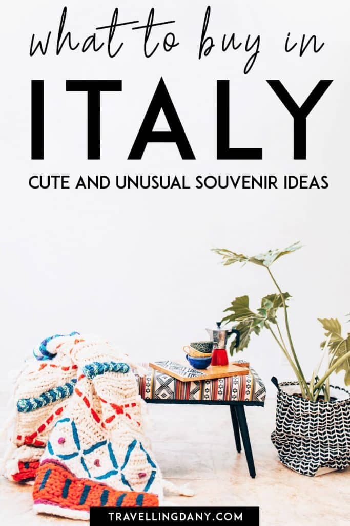 60 best souvenirs from Italy you should absolutely look into! If you're not sure on what to buy in Italy on your next trip, follow these useful ideas from a local. Buy the best made in Italy products and avoid being scammed! | #italy #italytravel