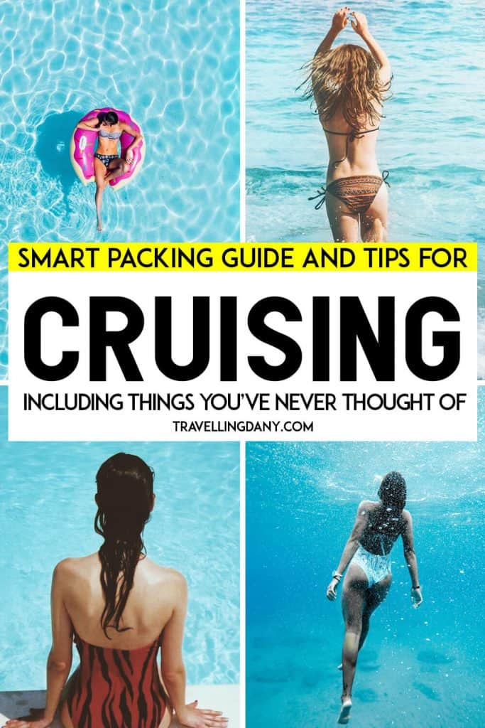 38 Useful first cruise tips that you never thought of! What to pack for a Caribbean cruise to make sure you won't forget something important at home. Mediterranean cruise tips on how to pack light and avoid scams, and a few cruise outfits that will help you to decode the cruise dress code! Learn everything you need to know about cruising! | #cruising #cruisetips