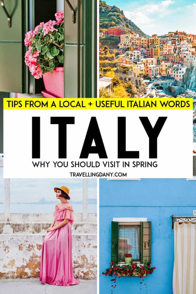 Spring in Italy is absolutely amazing! Let me show you some spring inspiration through the eyes of a local: all the best spring trips, information on what to eat, where to go, what will the weather be. Are you ready to enjoy the spring colors in Italy? | #spring #italyvacation