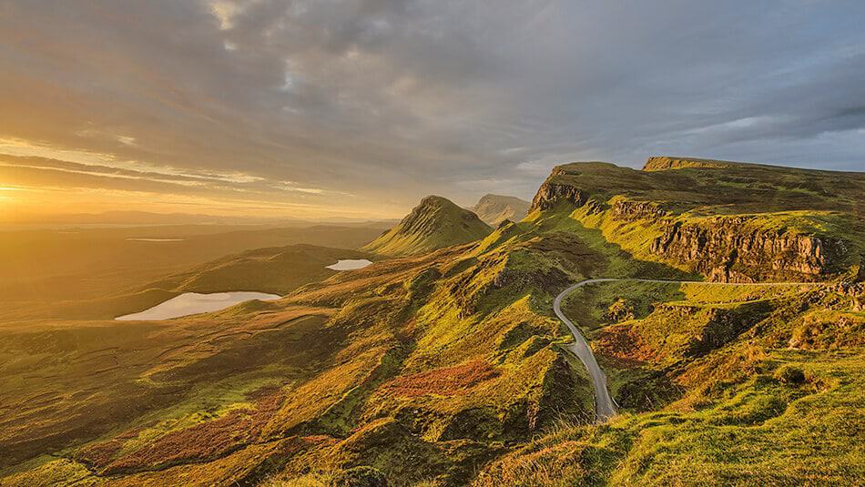 4 days in Scotland - Road trip in Scotland on a beautiful sunset