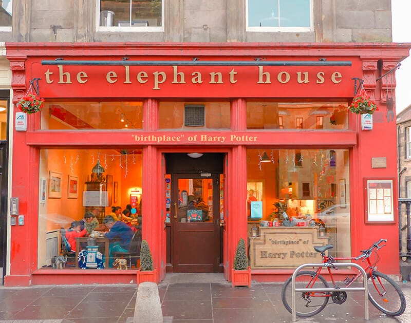 Elephant house cafe in Edinburgh