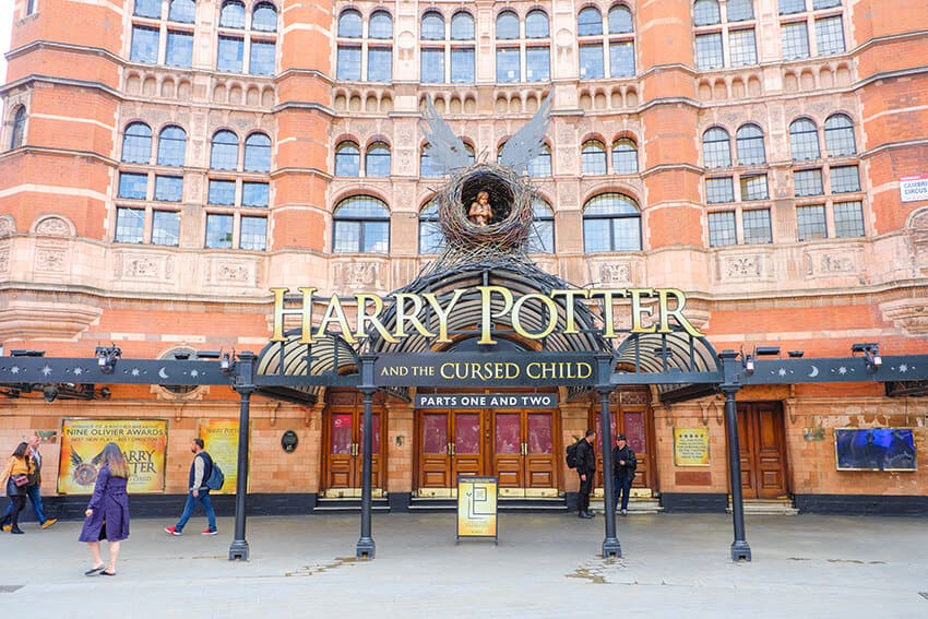 Harry Potter in London: Harry Potter and the Cursed Child at a London theatre