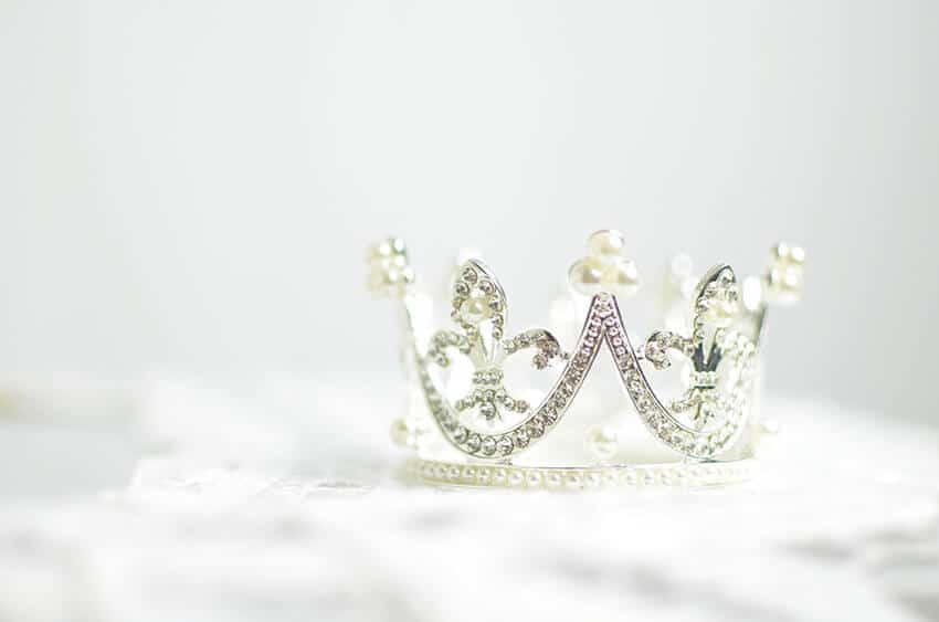 A finely decorated crown at the Royal Shops in London