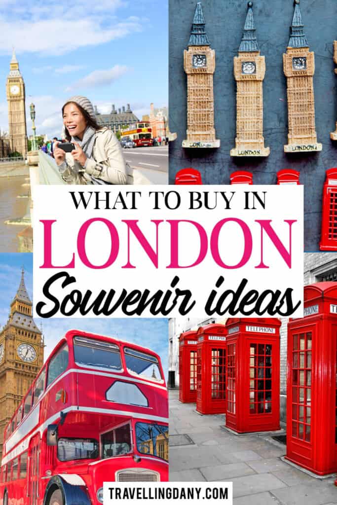 Are you looking for London souvenir ideas? This is the perfect guide for you! With over 50 ideas, tips on where to buy and how to go shopping without breaking the bank, you'll easily discover what to buy in London even if you're visiting on a budget!