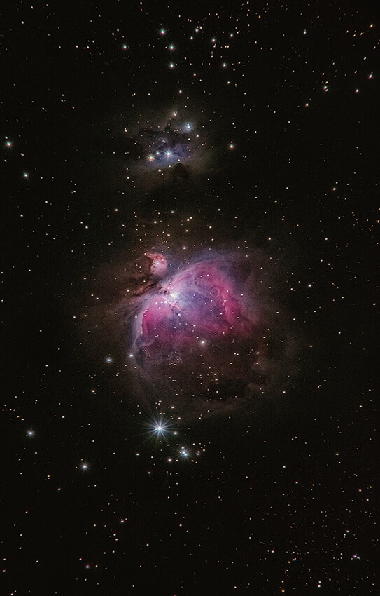 Image of a nebula in space at Frost Planetarium in Miami