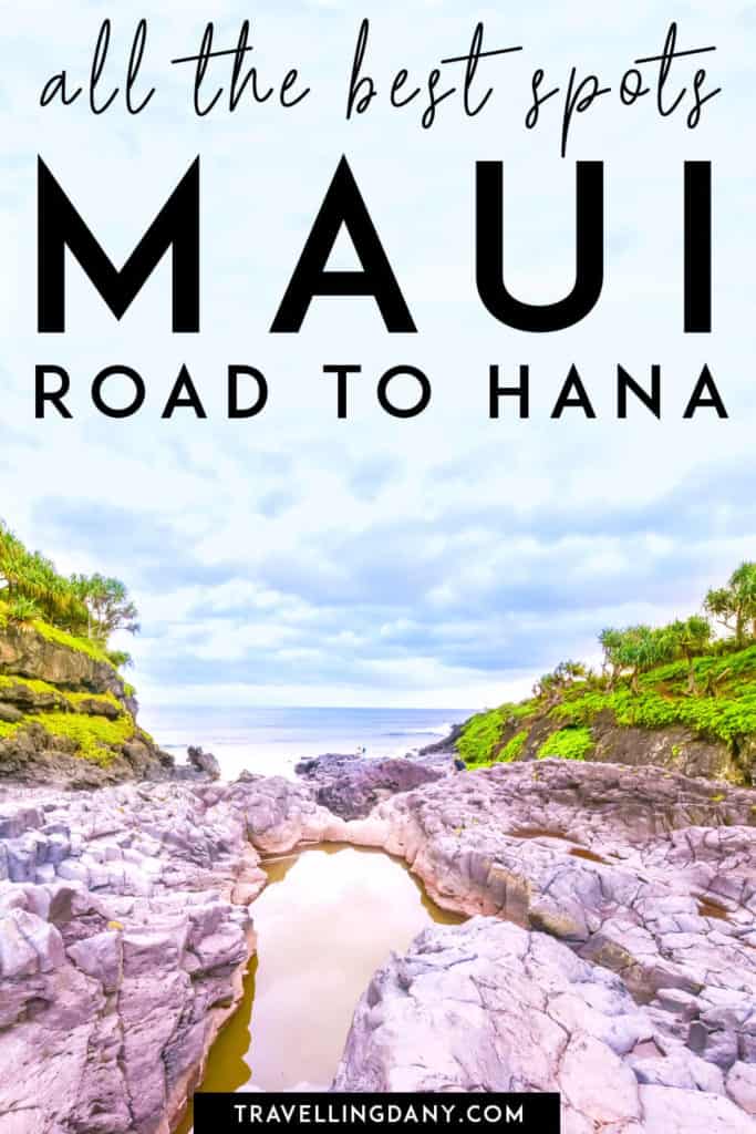 Stai organizzando le tue vacanze da sogno alle Hawaii e hai in programma di visitare Maui? Allora lasciati tentare dalla Road to Hana! Il road trip tropicale più bello del mondo: tra dune di sabbia, alberi colorati e cascate, non puoi perdertelo! | #maui #vacanze
