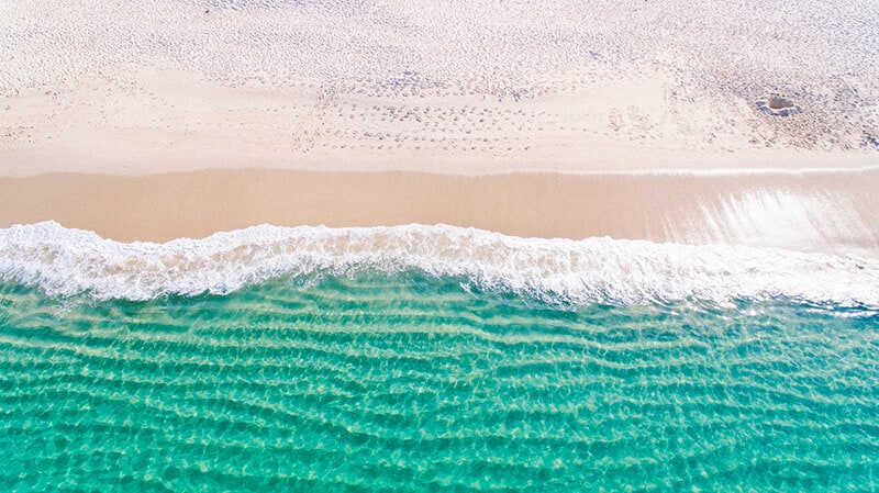 View of South Beach from above