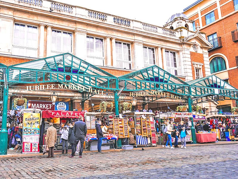 Se pensate di andare a Londra visitate il Jubilee Market a Covent Garden